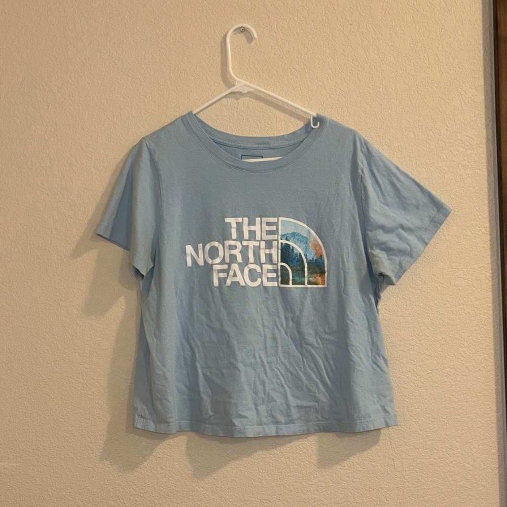 The North Face Sky Blue Logo Tee